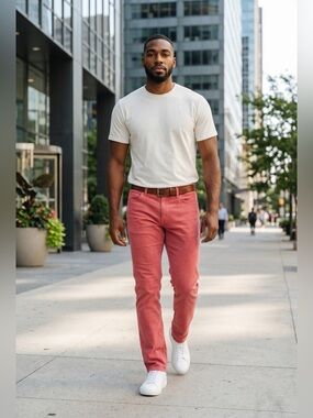 Joe's Jeans Red Skinny Denim